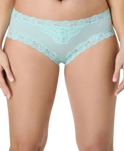 Maidenform Women's Everyday Pretty Cheeky Low Rise Hipster Panty In Blue