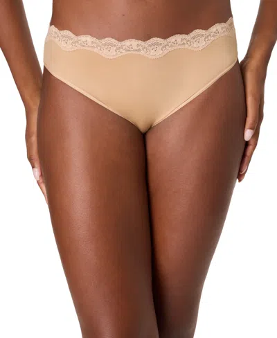 Maidenform Women's Everyday Pretty Lace Cheeky Bikini Panty In Purple