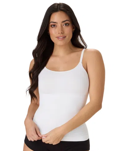 Maidenform Women's Everyday Seamless Shapewear Camisole Shapewear Dms833 In White