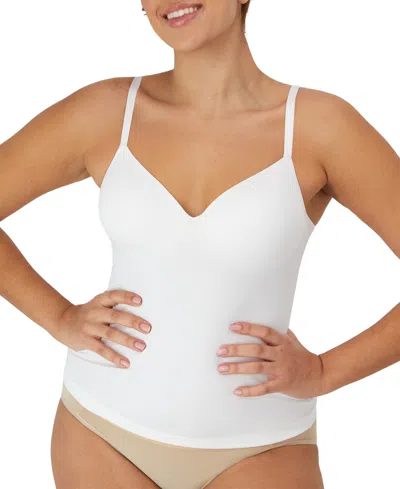Maidenform Women's Firm Control Tummy-shaping Foam Camisole Dms130 In 100,white