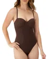 Maidenform Women's Firm Control Tummy-shaping Multiway Thong Bodysuit Dms131 In Ajqu,just