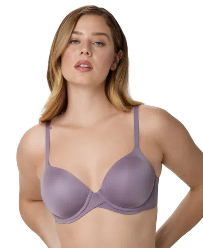 Maidenform Women's One Fab Fit 2.0 T-shirt Shaping Underwire Bra Dm7543 In Purple