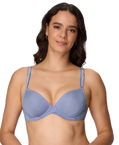 Maidenform Women's One Fab Fit 2.0 T-shirt Shaping Underwire Bra Dm7543 In Blue