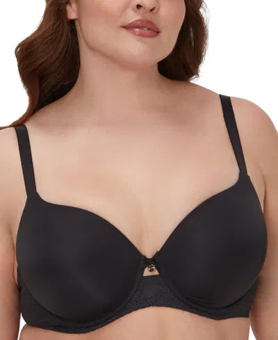 Maidenform Women's One Fab Fit Custom Lift Underwire Bra Dm2423 In Black