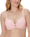 Maidenform Women's One Fab Fit Custom Lift Underwire Bra Dm2423 In Pink