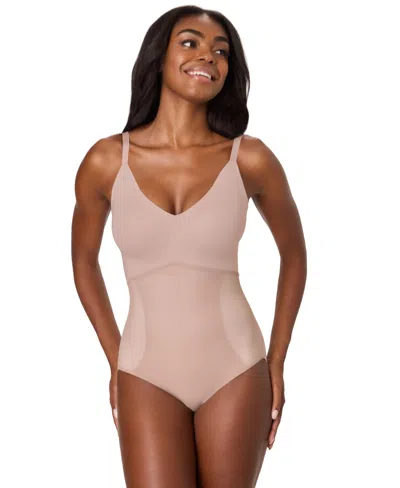 Maidenform Women's Sculpting Extra-firm Tummy Control Bodysuit In Pink