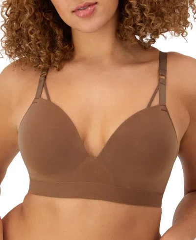 Maidenform Women's Seamless Foam Wireless Bra Dm2330 In Bronzed Chestnut