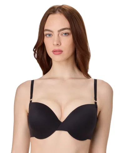 Maidenform Women's Smoothing Tailored Push-up Bra In Black
