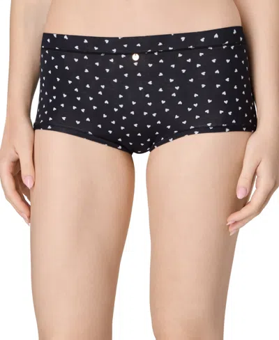 Maidenform Women's Soft Stretch Boyshort Panty In Black