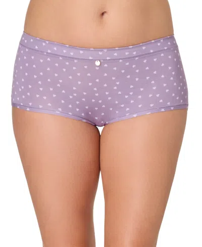 Maidenform Women's Soft Stretch Boyshort Panty In Purple