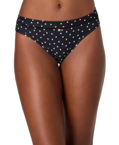 Maidenform Women's Soft Stretch Mid Rise Bikini Panty In Black