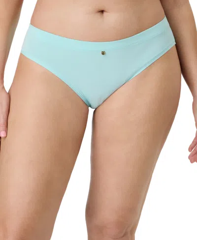 Maidenform Women's Soft Stretch Mid Rise Bikini Panty In Blue