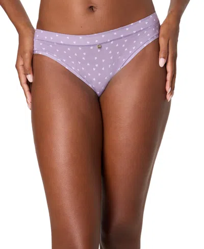 Maidenform Women's Soft Stretch Mid Rise Bikini Panty In Blue
