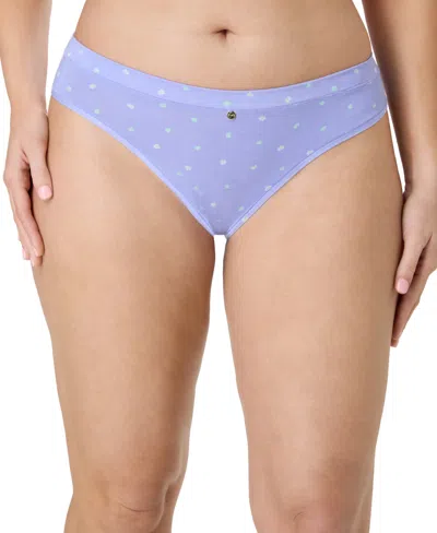 Maidenform Women's Soft Stretch Mid Rise Bikini Panty In Blue