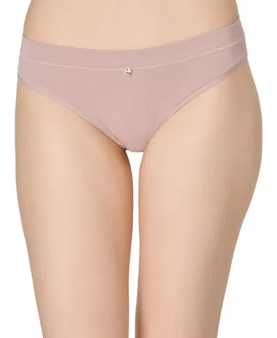 Maidenform Women's Soft Stretch Mid Rise Bikini Panty In Pink