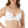 Maidenform Your Lift Demi T-shirt Underwire Push Up Bra Dm1195 In White
