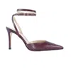 Maile Women's Brown Iris Pump Heel In Burgundy Snake In Brown