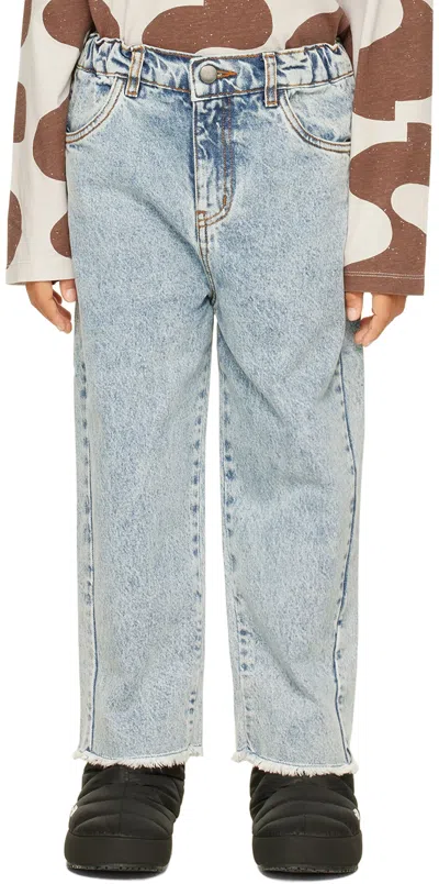 Main Story Kids Blue Cut Jeans In Fade Out Blue