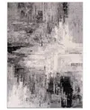 Main Street Rugs Mesh 4055 5'x7' Area Rug In Black