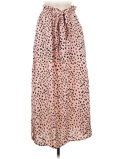 Pre-owned Main Strip Casual Skirt In Pink