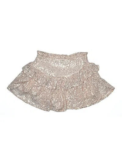Pre-owned Main Strip Casual Skirt In Silver