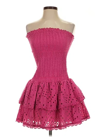 Pre-owned Main Strip Cocktail Dress In Pink
