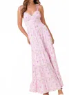 Main Strip Flirtin' In Florals Dress In Pink In Pink