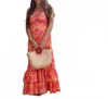 Main Strip Keeli Maxi Dress In Orange In Orange