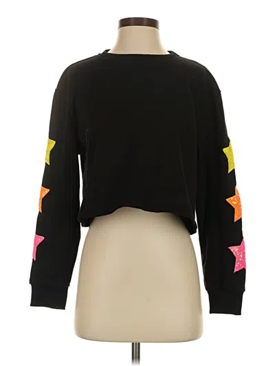 Main Strip Pullover Sweater In Black