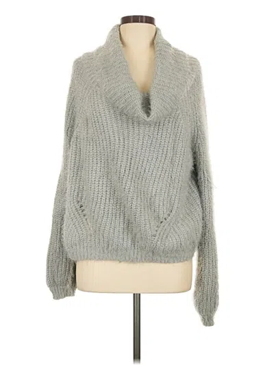 Pre-owned Main Strip Pullover Sweater In Gray