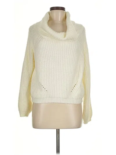 Pre-owned Main Strip Pullover Sweater In Ivory
