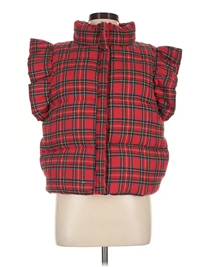 Pre-owned Main Strip Vest In Red