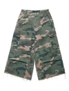 Mainless Camouflage Print Trousers In Multi