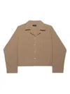 Mainless Checked Cropped Shirt