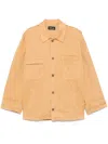 Mainless Jacke In Distressed-optik In Gelb