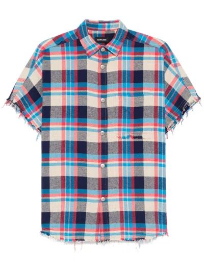 Mainless Flannel Shirt In Blue