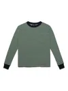 Mainless Striped Long-sleeve Top