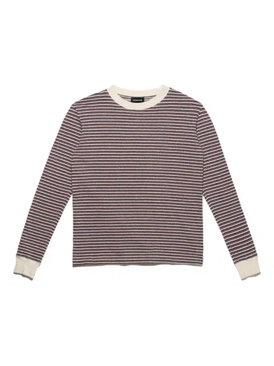 Mainless Striped Long-sleeve Top