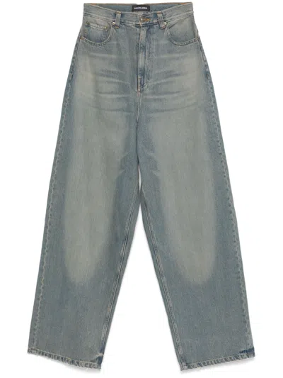 Mainless Wide-leg Jeans In Blue