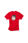 Mainline Coin Open Back Tee Red