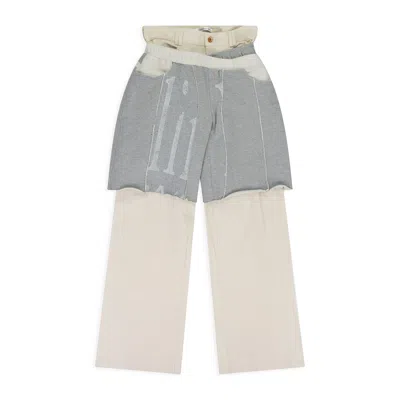 Mainline:rus/fr.ca/de Ahmad Layered Trousers In Gray