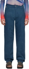 Mainline:rus/fr.ca/de Blue Jules Jeans In Blue