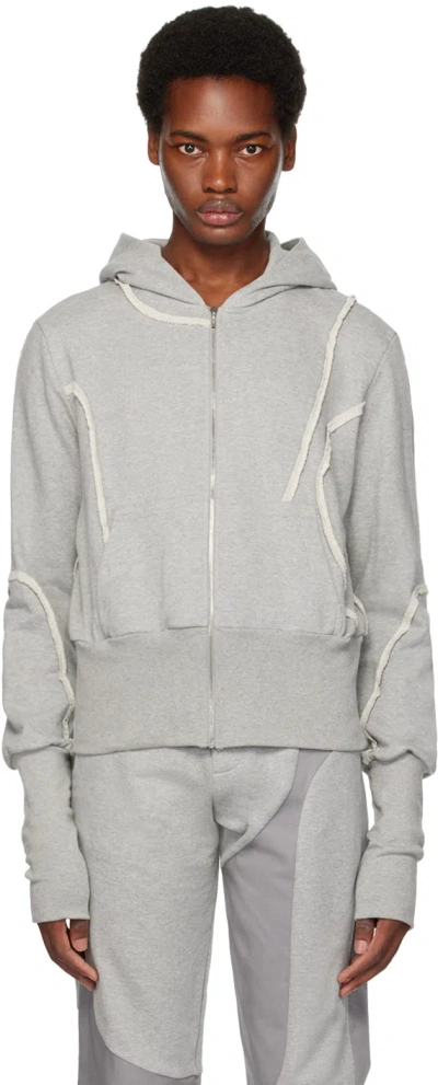 Mainline:rus/fr.ca/de Gray Kit Hoodie In Grey
