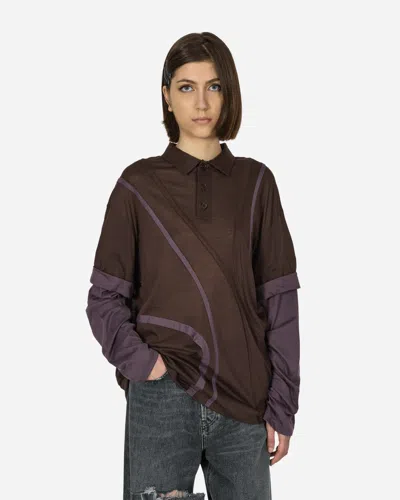 Mainline:rus/fr.ca/de Hamish Polo Brown / Lilac In Multicolor