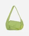 Mainline:rus/fr.ca/de Jersey Pillow Bag Neon Green / Yellow In Black
