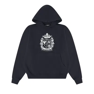 Pre-owned Mains Crest Hoodie 'blue'