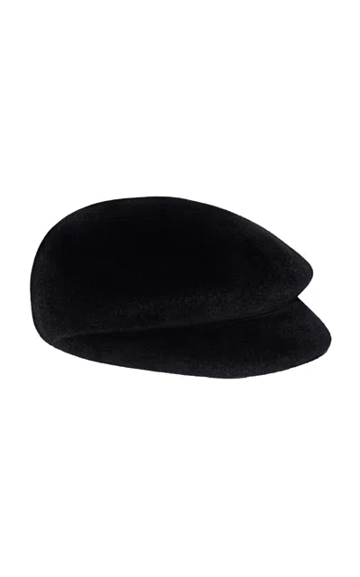 Mains De Vapeur Beret Cap In Black
