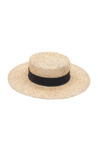 Mains De Vapeur Canotier Hat In Neutral