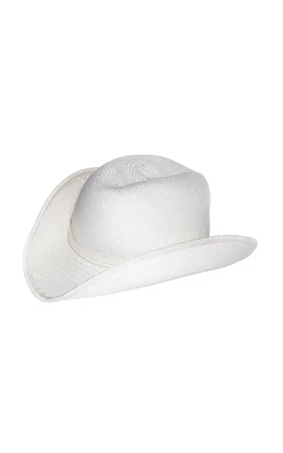 Mains De Vapeur Mini Cowboy Hat In White