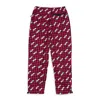 Mains Houndstooth Black Red Track Pants In Black